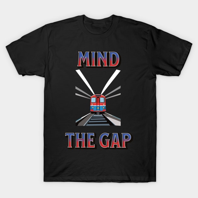 Mind the gap T-Shirt by BishBashBosh